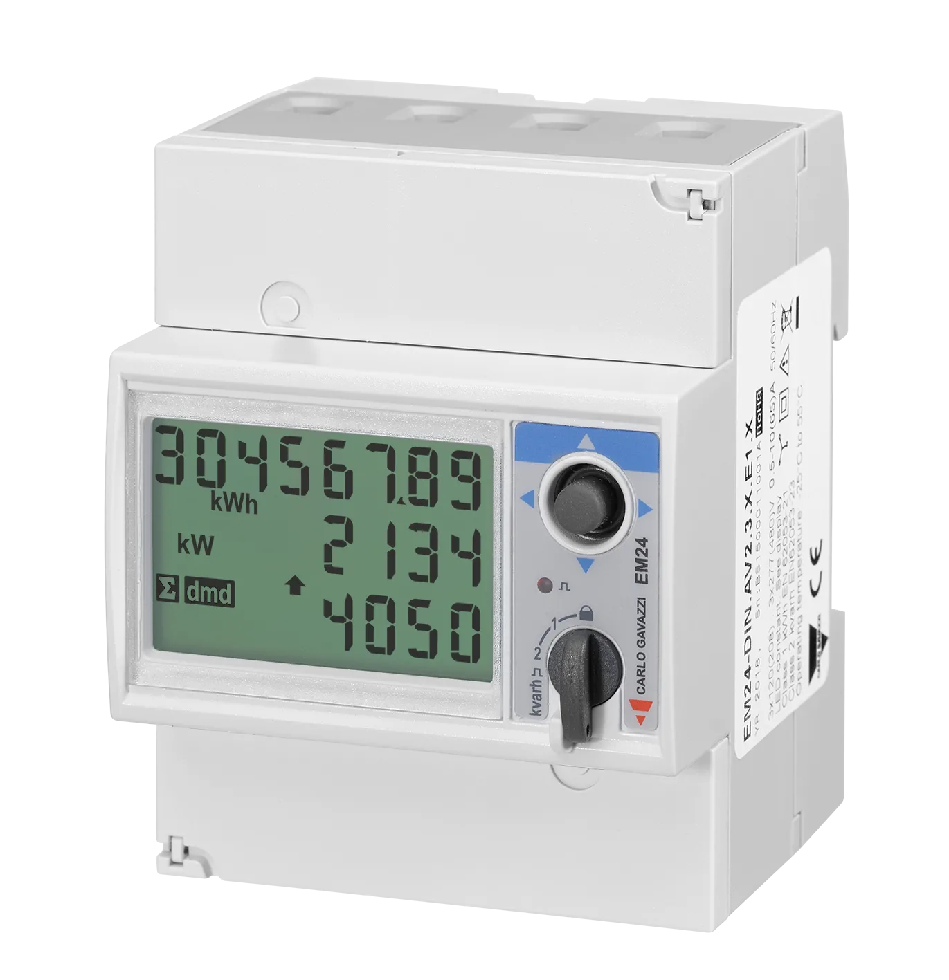 Three-phase energy meter EM24, 10(65) A direct, Modbus TCP/IP