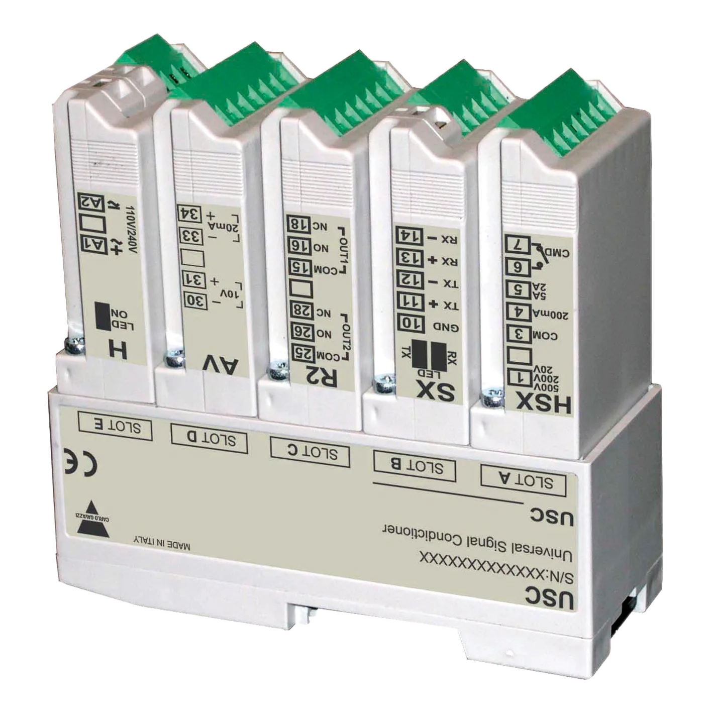 Modular signal conditioner USC, DIN rail
