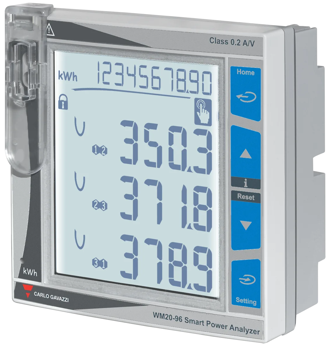 Modular three-phase power analyzer WM20, CT input 5 A