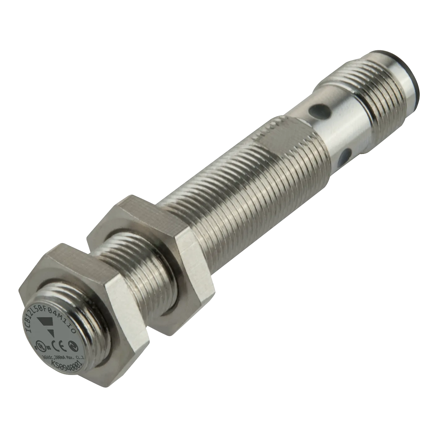 Inductive proximity sensor M12, IO-Link, 4 mm flush, M12 plug