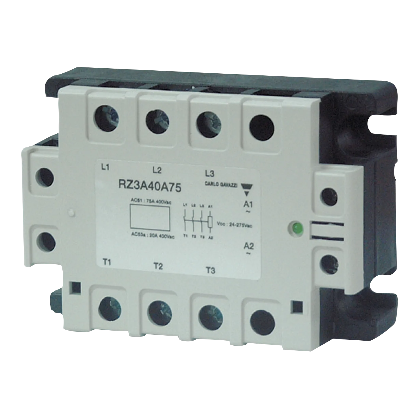Solid state relay RZ3A, 3-pole, 55 A, 42-660 VAC, zero-cross