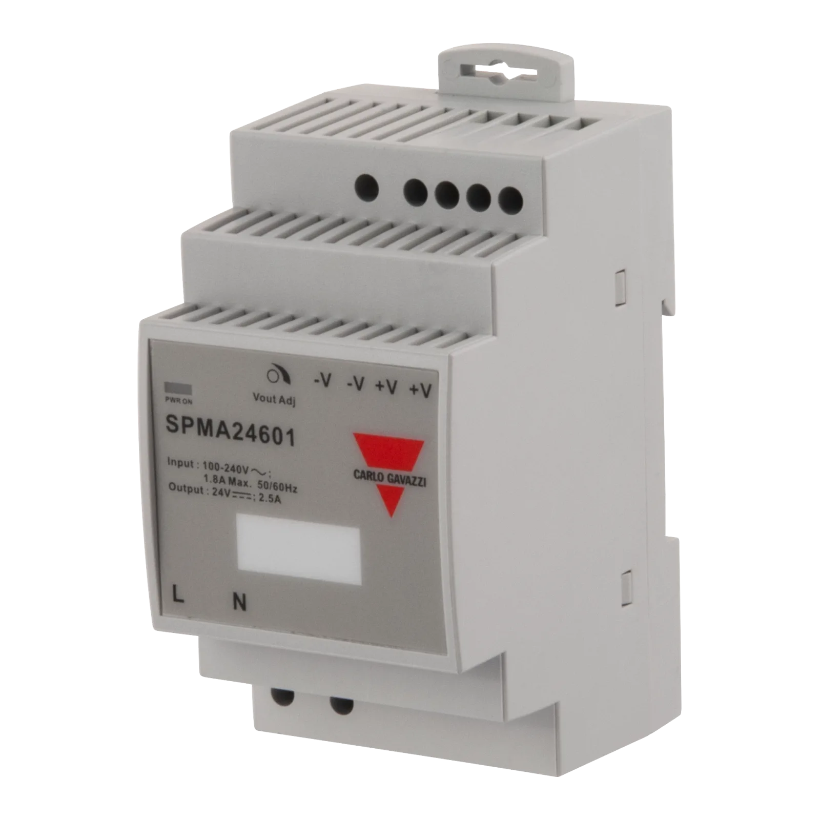 Low profile DIN rail power supply SPMA, 24 VDC, 60 W, 2.5 A