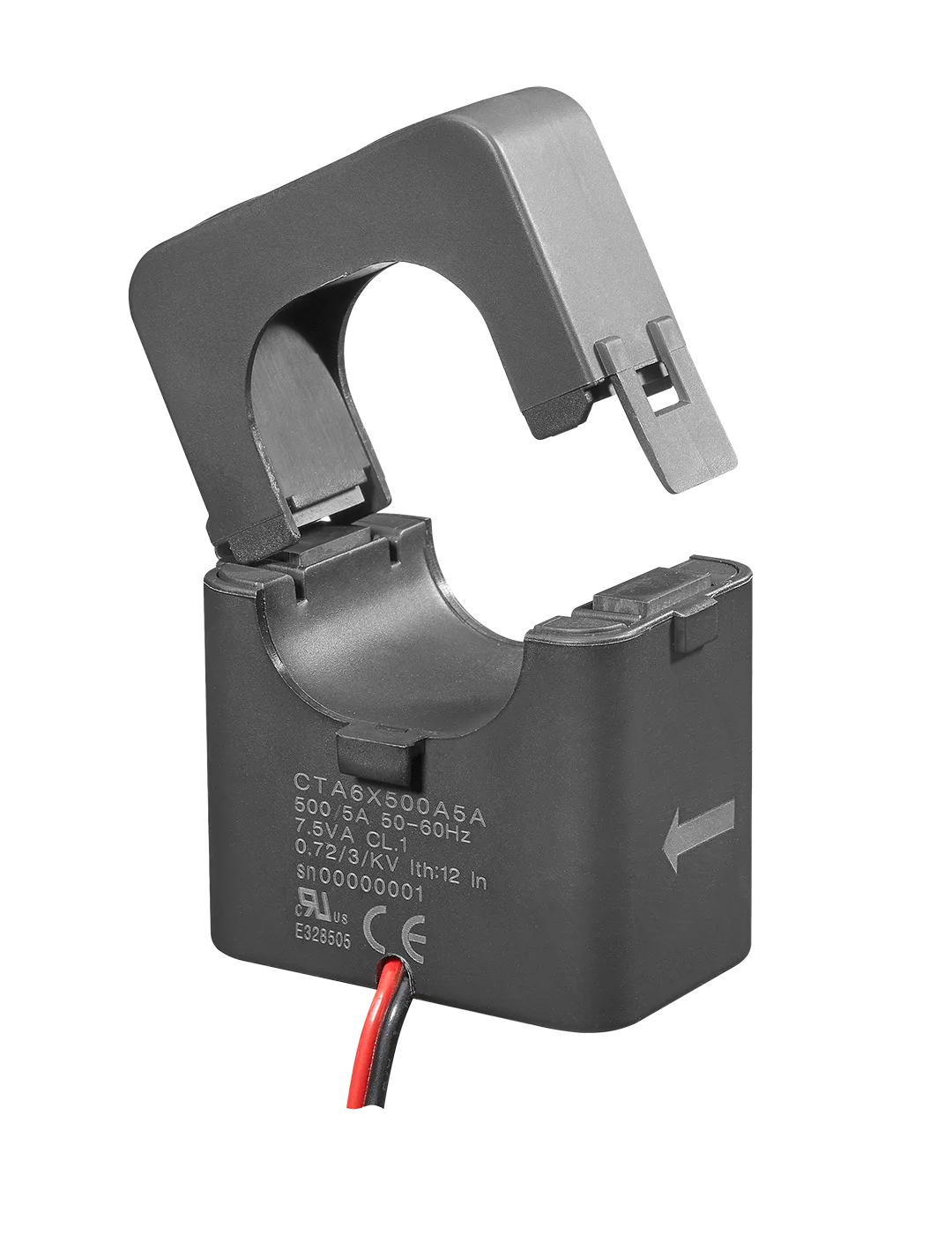 Split core current sensor CTA6X, 400 A / 5 A, class 1