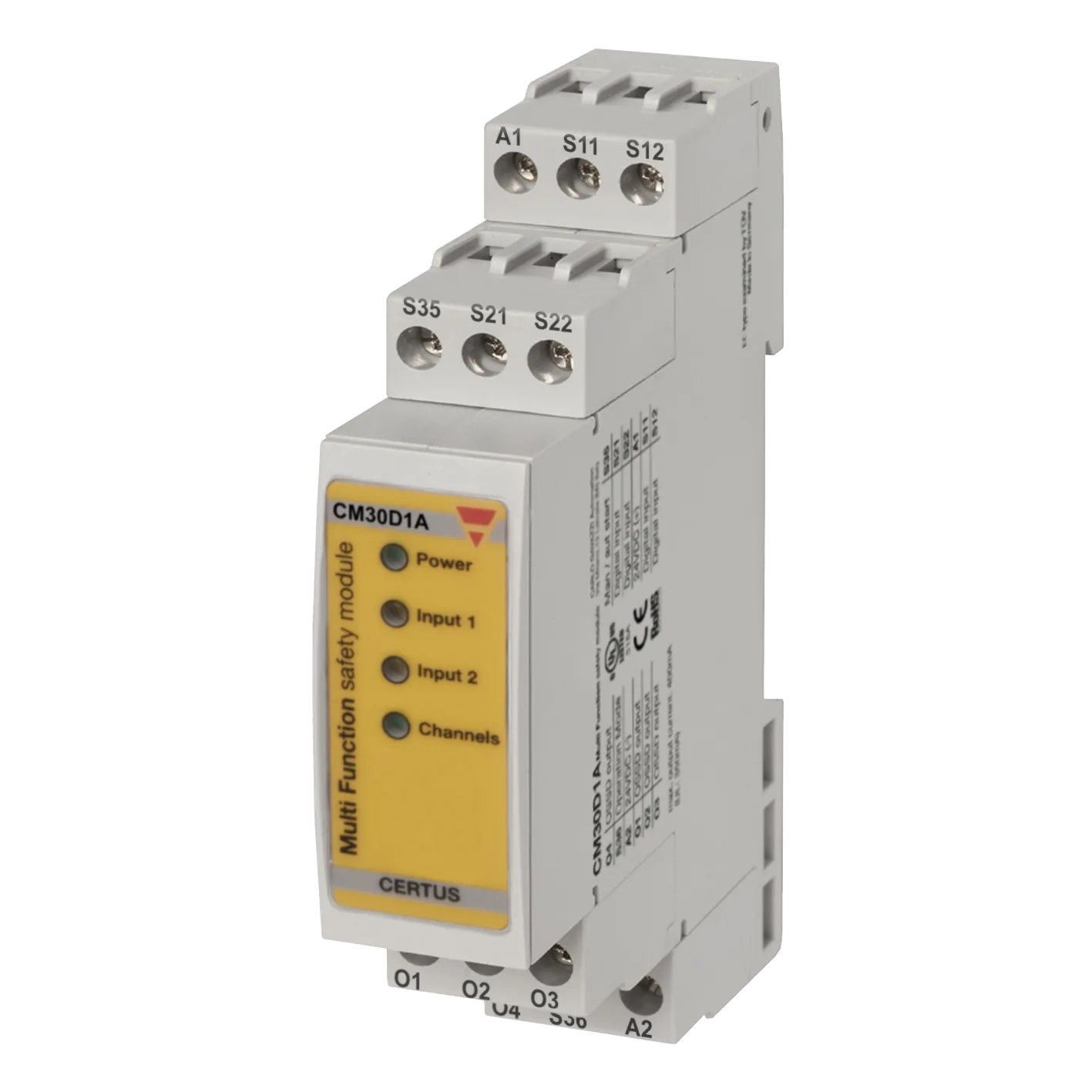Multifunction safety module CM30, 3 OSSD outputs, PL e, SIL 3, 24 VDC