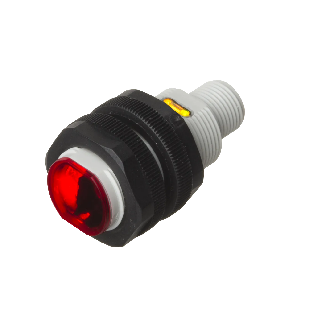 Polarized retro-reflective photoelectric sensor M18, 5 m, PNP NO+NC, M12 plug