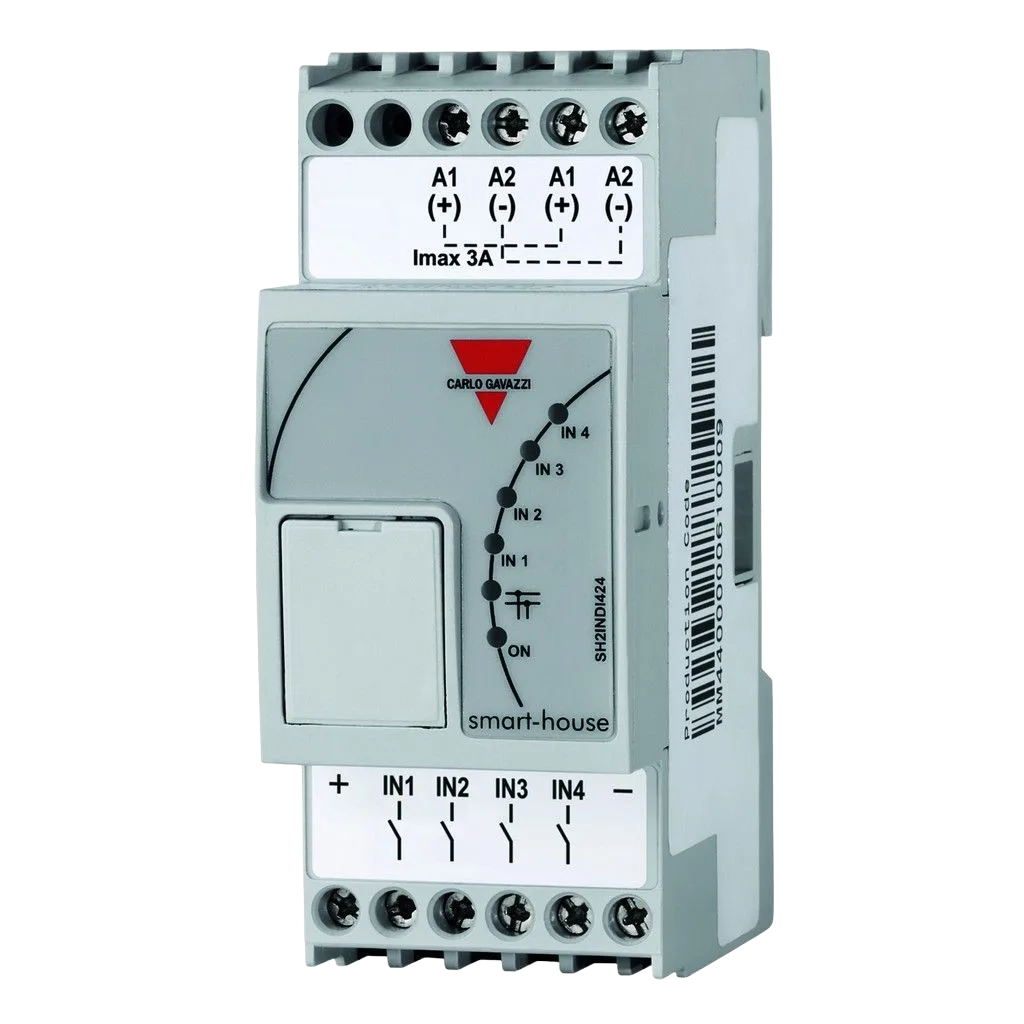 Smart-Dupline input module SH2INDI424, 4 contact or pulse inputs