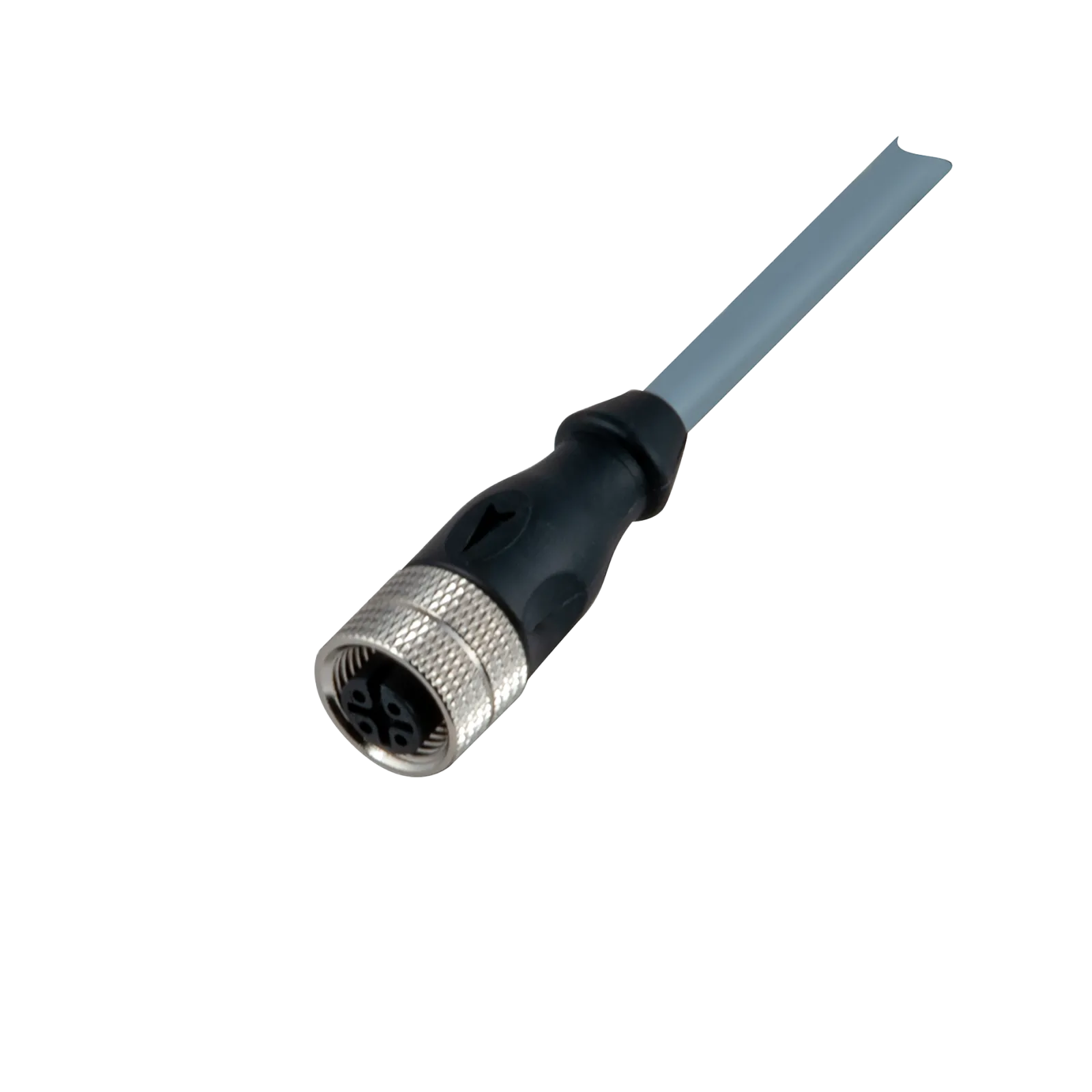 Sensor cable M12 female, straight, 4-wire, 5 m PVC