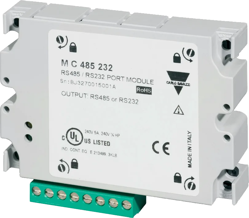 RS485 Modbus RTU module MC485232 for WM analyzers